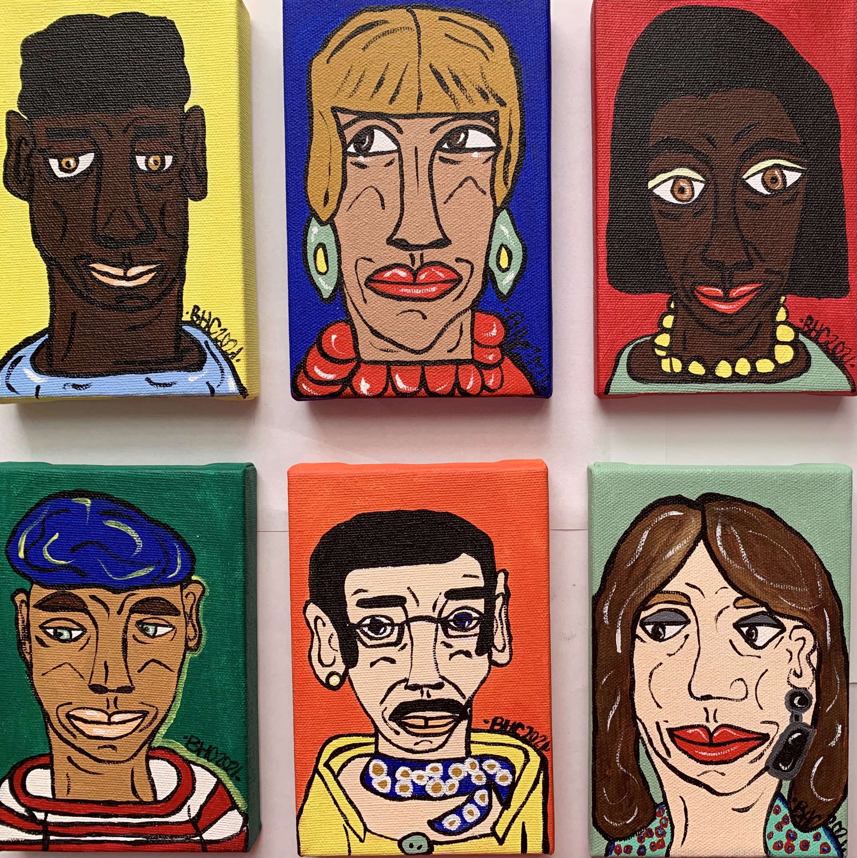 Top middle ,right & bottom right - SOLD